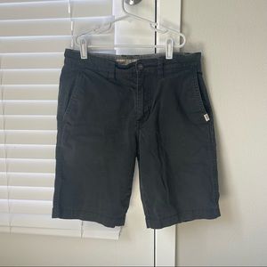 Vans washed black chino shorts, men